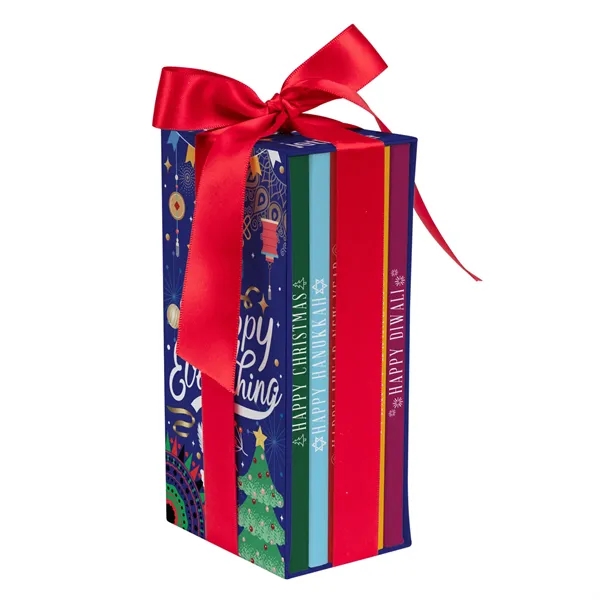 3 oz. Chocolate Bar Bookcase Box... from ASI 44900 NC Custom (CI/Lanco) / Chocolate Inn