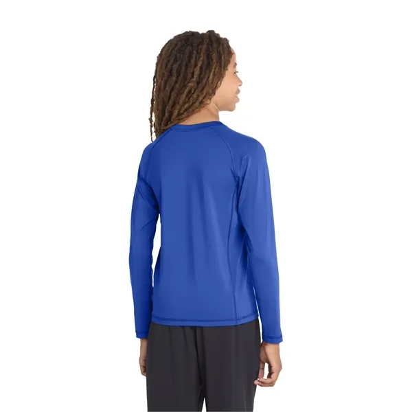 Sport-Tek Youth Long Sleeve Rashguard Tee.... from ASI 84863 SanMar