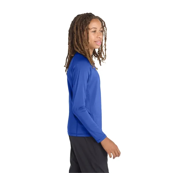 Sport-Tek Youth Long Sleeve Rashguard Tee.... from ASI 84863 SanMar