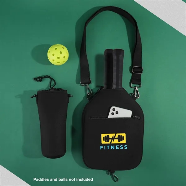 Neoprene pouch protects and organizes pickleball paddles-cushioned, streamlined storage keeps gear... from ASI 61966 HPG / OrigAudio