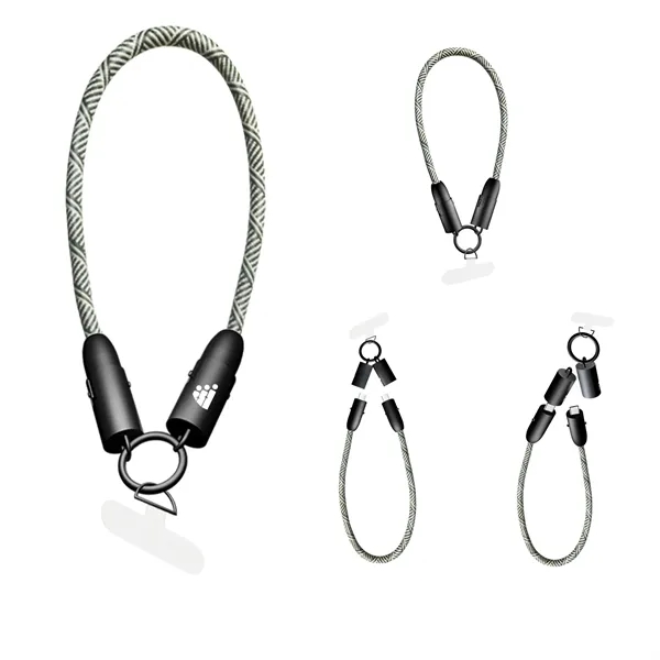 A braided nylon phone strap that doubles as a 60W USB-C... from ASI 34800 Alstar Creations