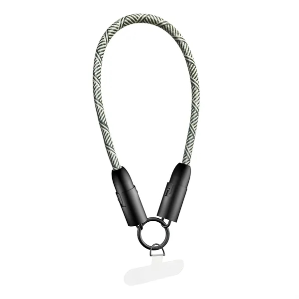 A braided nylon phone strap that doubles as a 60W USB-C... from ASI 34800 Alstar Creations