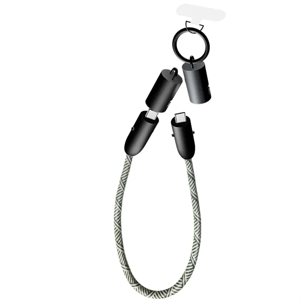 A braided nylon phone strap that doubles as a 60W USB-C... from ASI 34800 Alstar Creations