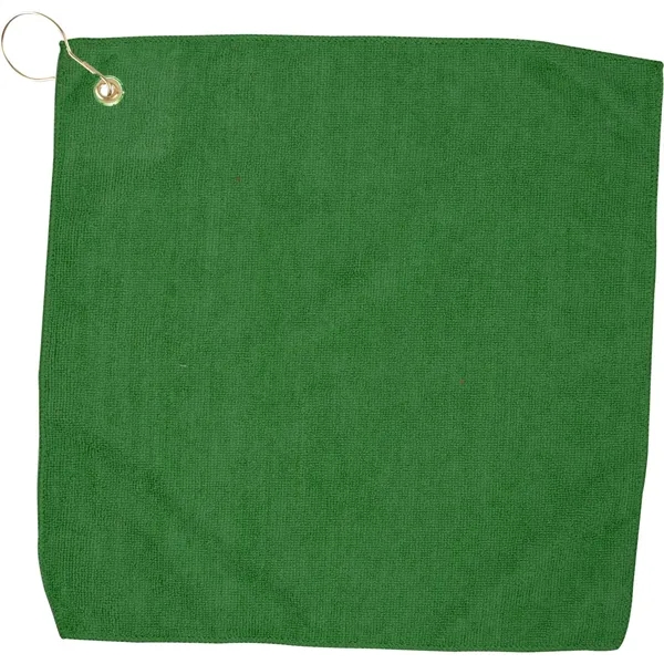 15" x 15" golf towel with a hook and grommet.... from ASI 57653 Gold Bond