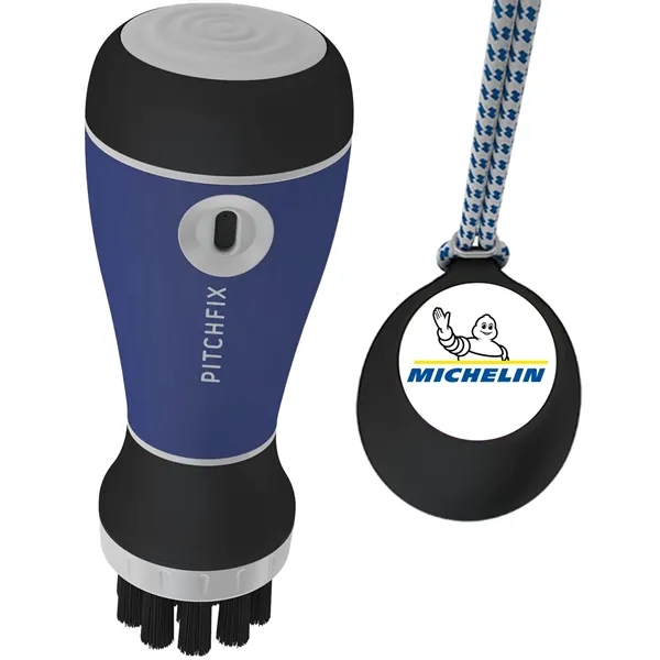 Golf club cleaner with a water spray, replaceable brush head, and... from ASI 57653 Gold Bond