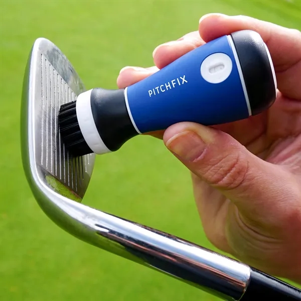 Golf club cleaner with a water spray, replaceable brush head, and... from ASI 57653 Gold Bond