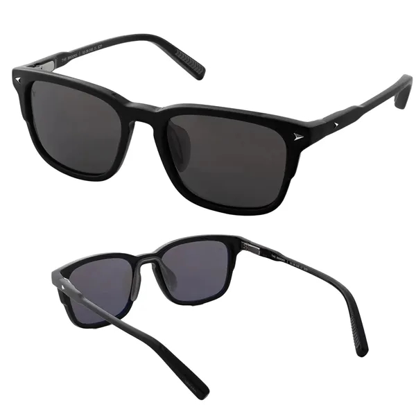 Men's sunglasses with polarized lenses, UVA/UVB protection, anti-reflective coating, and scratch... from ASI 57653 Gold Bond