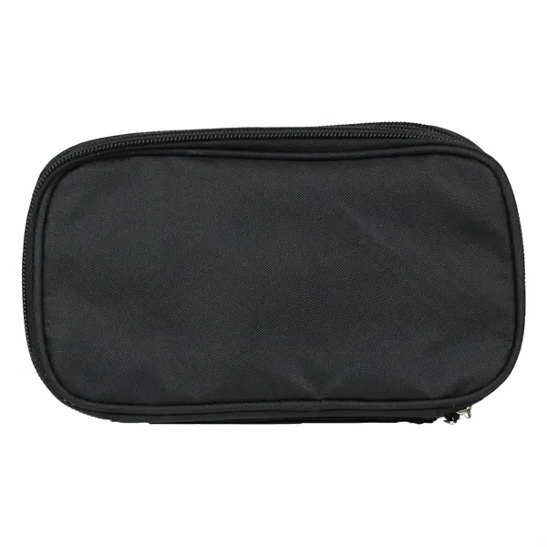 Cable organizer with dual compartments, loops, and a wrist strap.... from ASI 57653 Gold Bond