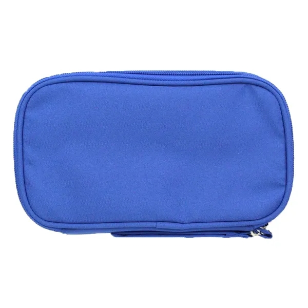 Cable organizer with dual compartments, loops, and a wrist strap.... from ASI 57653 Gold Bond