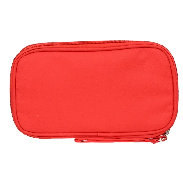 Cable organizer with dual compartments, loops, and a wrist strap.... from ASI 57653 Gold Bond