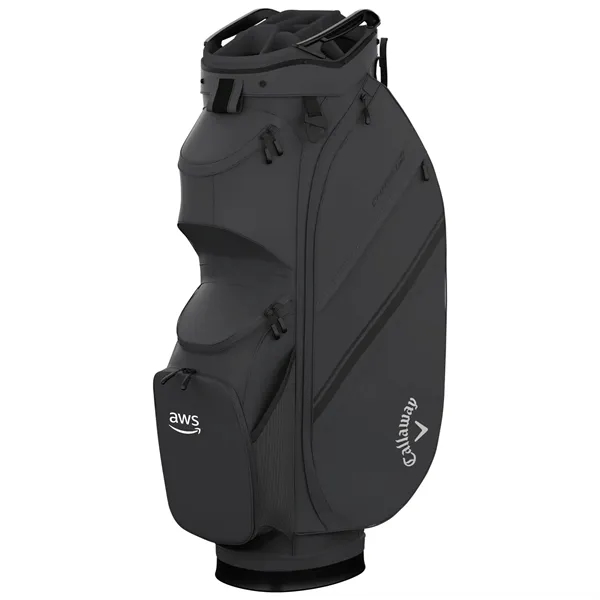 35" x 10" golf bag with a 14-way top, 10 pockets,... from ASI 57653 Gold Bond
