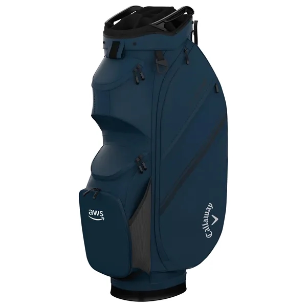 35" x 10" golf bag with a 14-way top, 10 pockets,... from ASI 57653 Gold Bond