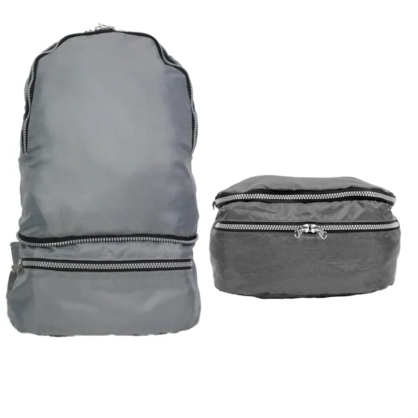 2-in-1 backpack with a waist pack, tear resistance, zippered main compartment,... from ASI 57653 Gold Bond