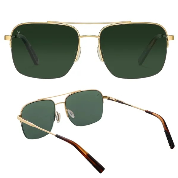 Men's sunglasses with polarized lenses.... from ASI 57653 Gold Bond