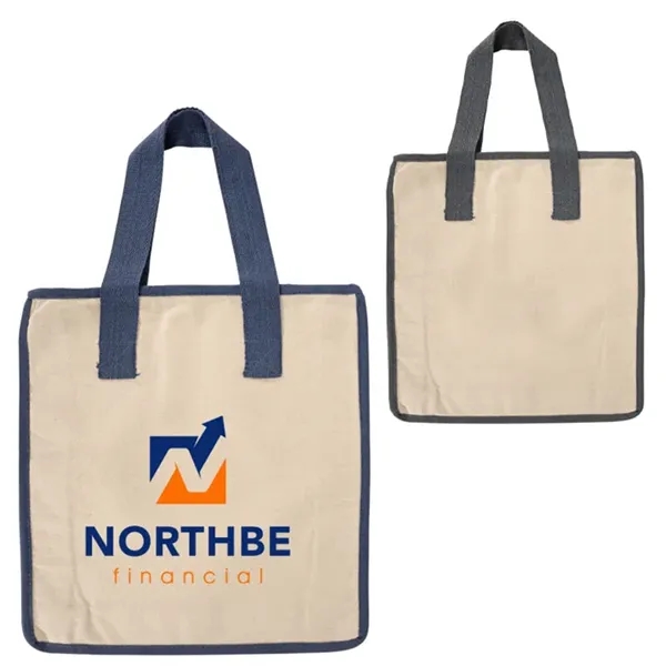 Hilton Heavy Cotton Color Trim Tote features vibrant color accents; crafted... from ASI 67557 LimeLight Ent