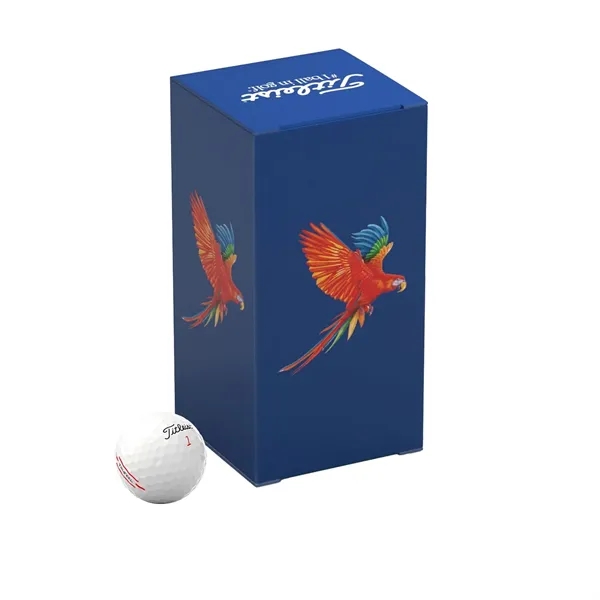 Golf sleeve with two golf balls.... from ASI 57653 Gold Bond