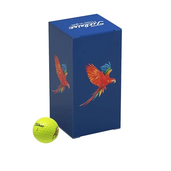 Golf sleeve with two golf balls.... from ASI 57653 Gold Bond