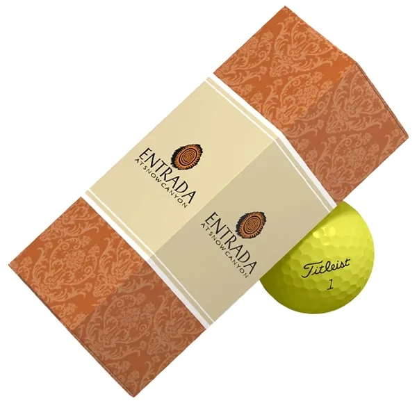 Golf ball sleeve with golf balls.... from ASI 57653 Gold Bond