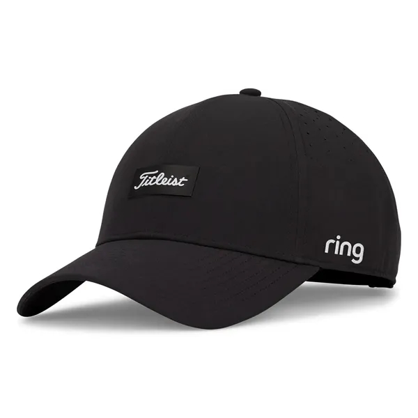 Golf cap with perforated panels, sweatband, moisture-wicking performance, and hook and... from ASI 57653 Gold Bond