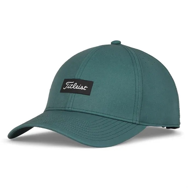 Golf cap with perforated panels, sweatband, moisture-wicking performance, and hook and... from ASI 57653 Gold Bond