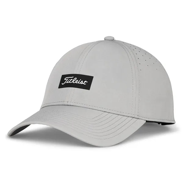 Golf cap with perforated panels, sweatband, moisture-wicking performance, and hook and... from ASI 57653 Gold Bond