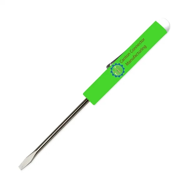 5.5" x 0.5"D screwdriver with a standard blade (flat head) screwdriver... from ASI 54040 Fey Promo / Mi Line by Fey