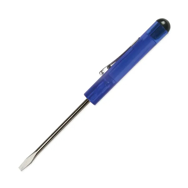 5.5" x 0.5"D screwdriver with a standard blade (flat head) screwdriver... from ASI 54040 Fey Promo / Mi Line by Fey