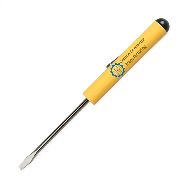 5.5" x 0.5"D screwdriver with a standard blade (flat head) screwdriver... from ASI 54040 Fey Promo / Mi Line by Fey
