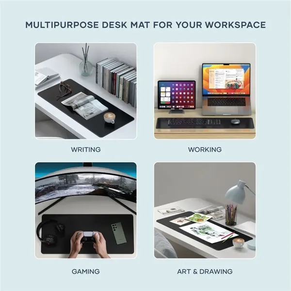 SATECHI® Vegan-Leather Premium Desk Mat... from ASI 84592 St Regis Group