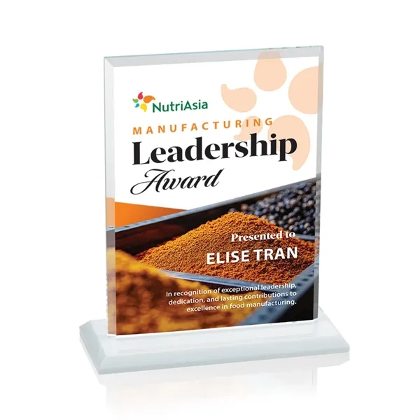 The Vitalia VividPrint™ Award is framed by beveled edges and mounted... from ASI 84592 St Regis Group / St Regis