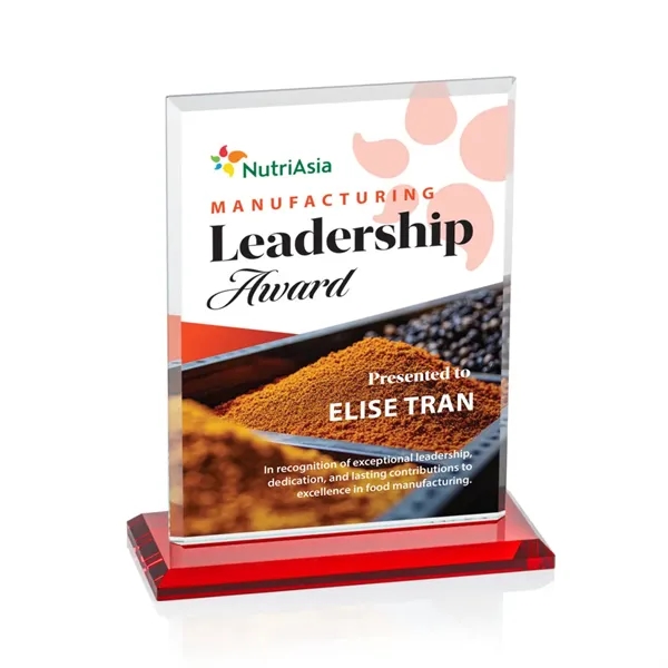 The Vitalia VividPrint™ Award is framed by beveled edges and mounted... from ASI 84592 St Regis Group / St Regis