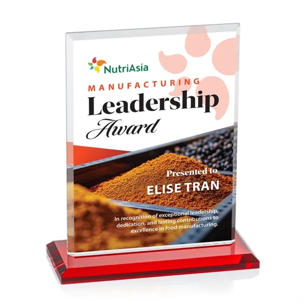 The Vitalia VividPrint™ Award is framed by beveled edges and mounted... from ASI 84592 St Regis Group / St Regis