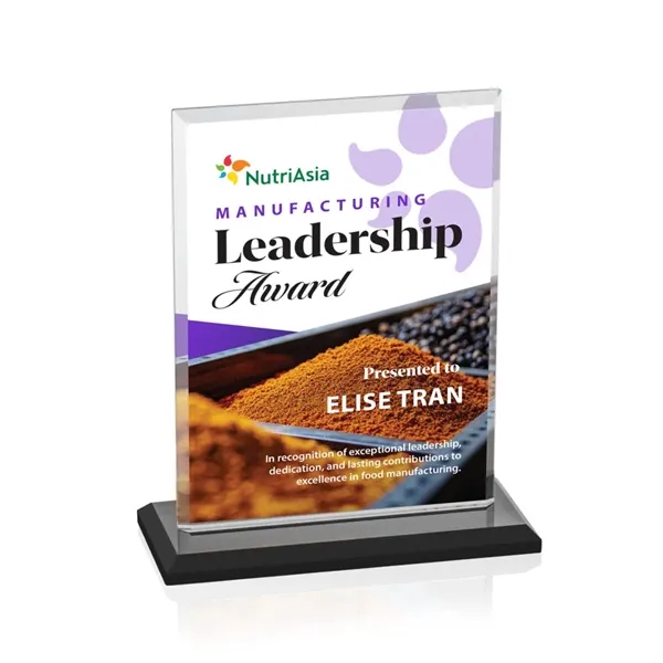 The Vitalia VividPrint™ Award is framed by beveled edges and mounted... from ASI 84592 St Regis Group / St Regis