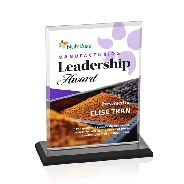 The Vitalia VividPrint™ Award is framed by beveled edges and mounted... from ASI 84592 St Regis Group / St Regis