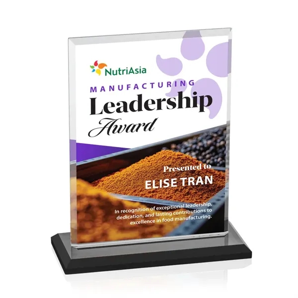 The Vitalia VividPrint™ Award is framed by beveled edges and mounted... from ASI 84592 St Regis Group / St Regis