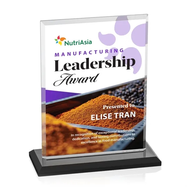 The Vitalia VividPrint™ Award is framed by beveled edges and mounted... from ASI 84592 St Regis Group / St Regis