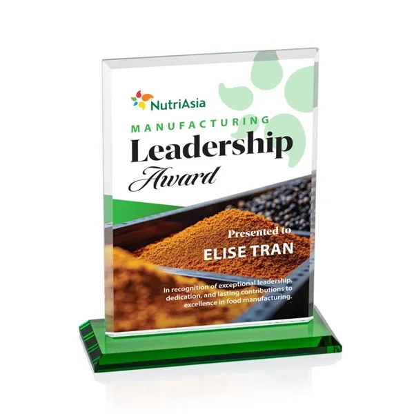 The Vitalia VividPrint™ Award is framed by beveled edges and mounted... from ASI 84592 St Regis Group / St Regis