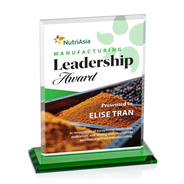 The Vitalia VividPrint™ Award is framed by beveled edges and mounted... from ASI 84592 St Regis Group / St Regis