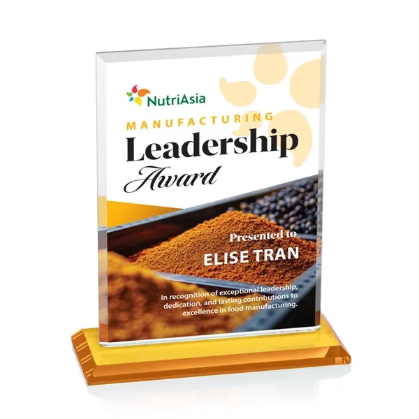 The Vitalia VividPrint™ Award is framed by beveled edges and mounted... from ASI 84592 St Regis Group / St Regis