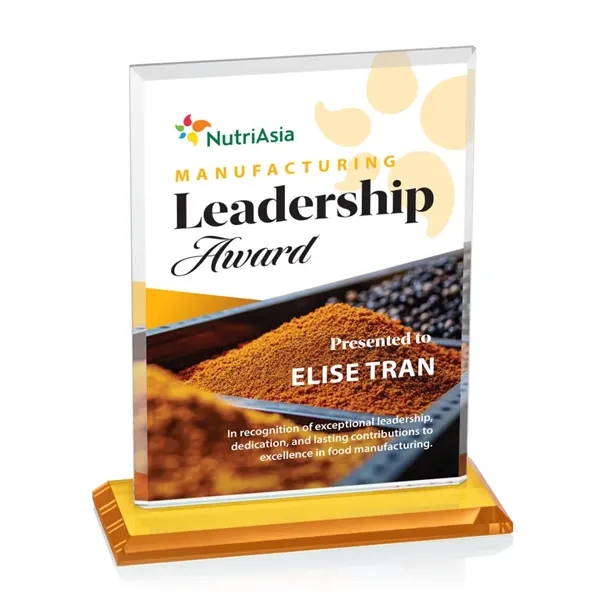 The Vitalia VividPrint™ Award is framed by beveled edges and mounted... from ASI 84592 St Regis Group / St Regis