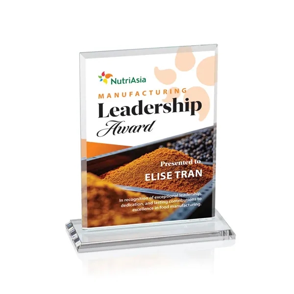 The Vitalia VividPrint™ Award is framed by beveled edges and mounted... from ASI 84592 St Regis Group / St Regis