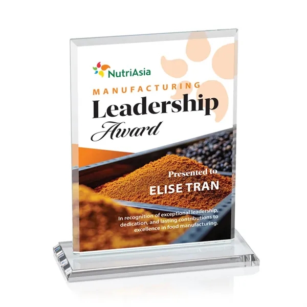 The Vitalia VividPrint™ Award is framed by beveled edges and mounted... from ASI 84592 St Regis Group / St Regis