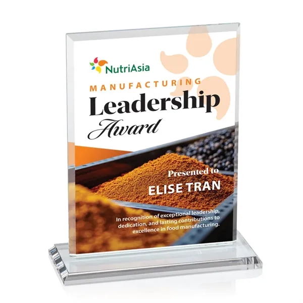 The Vitalia VividPrint™ Award is framed by beveled edges and mounted... from ASI 84592 St Regis Group / St Regis