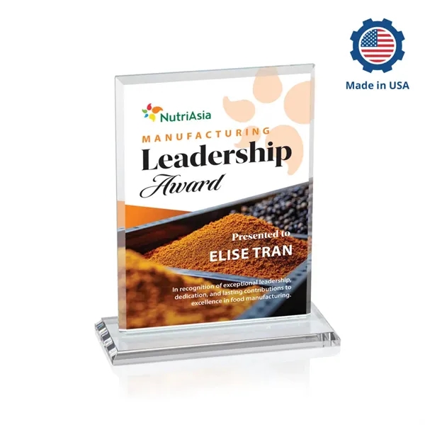 The Vitalia Award is framed by beveled edges and mounted on... from ASI 84592 St Regis Group / St Regis