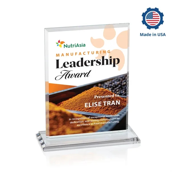 The Vitalia Award is framed by beveled edges and mounted on... from ASI 84592 St Regis Group / St Regis