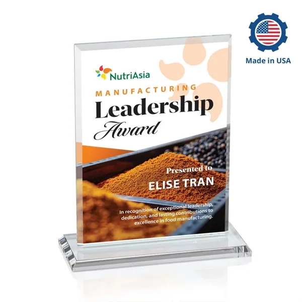 The Vitalia Award is framed by beveled edges and mounted on... from ASI 84592 St Regis Group / St Regis