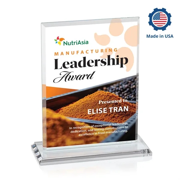 The Vitalia Award is framed by beveled edges and mounted on... from ASI 84592 St Regis Group / St Regis