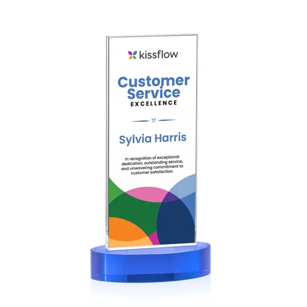 Heathrow VividPrint™ Award on Alberton Base - Sky Blue... from ASI 84592 St Regis Group / St Regis