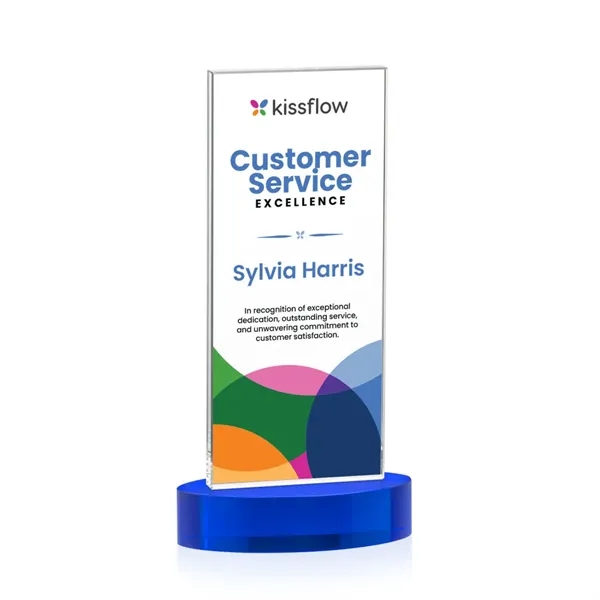 Heathrow VividPrint™ Award on Alberton Base - Blue... from ASI 84592 St Regis Group / St Regis