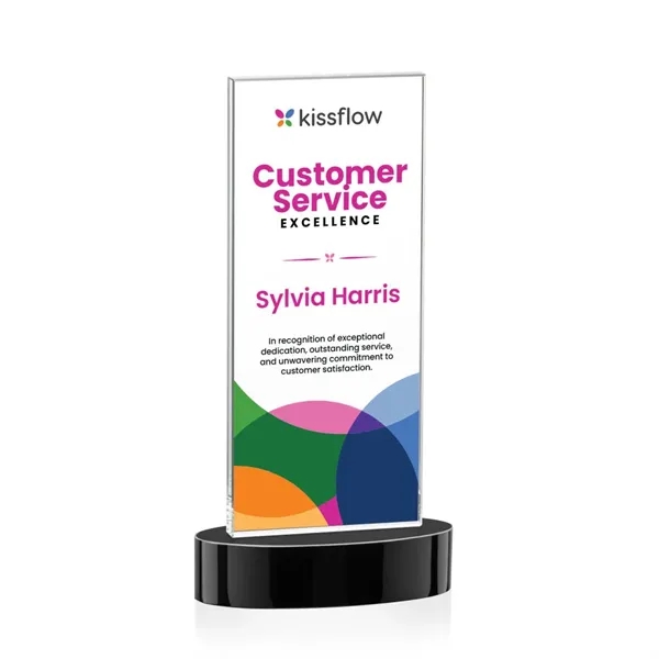 Heathrow VividPrint™ Award on Alberton Base - Black... from ASI 84592 St Regis Group / St Regis